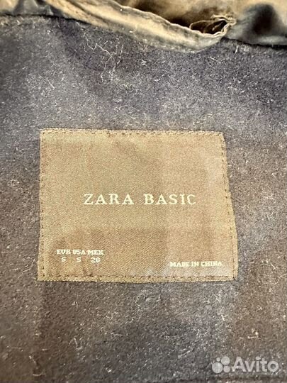 Пальто деми (бомпер) zara