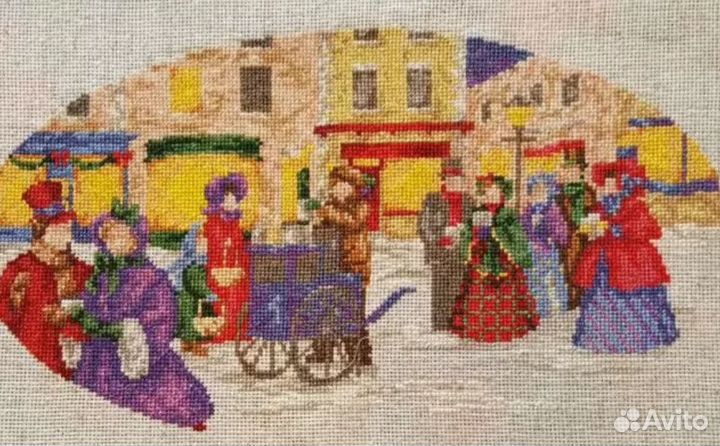 Картина вышитая крестом