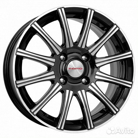 R15 4x98 6J ET40 67,1 K&K Сиеста (кс474) алмаз чер