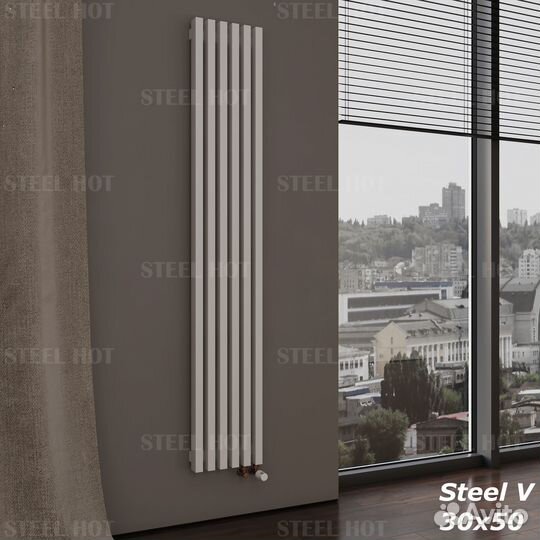 Трубчатые дизайнерские радиаторы Steel Hot 30x50