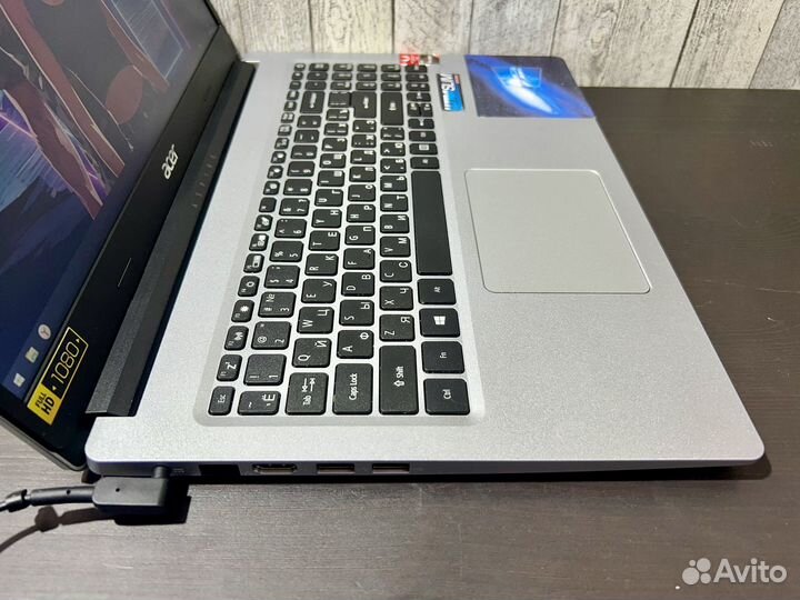 Мощный Asus /Ryzen5/FullHd/6Gb/SSD