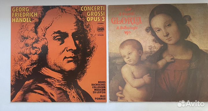 6 винила классической музыки. Барокко