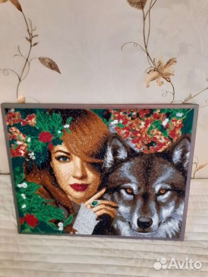 Картина алмазная, готовая на подарок