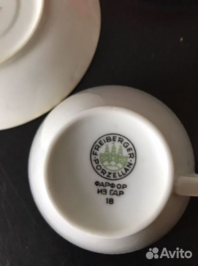 Кофейный сервиз гдр фарфор