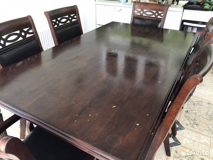 Стол обеденный и стулья бу