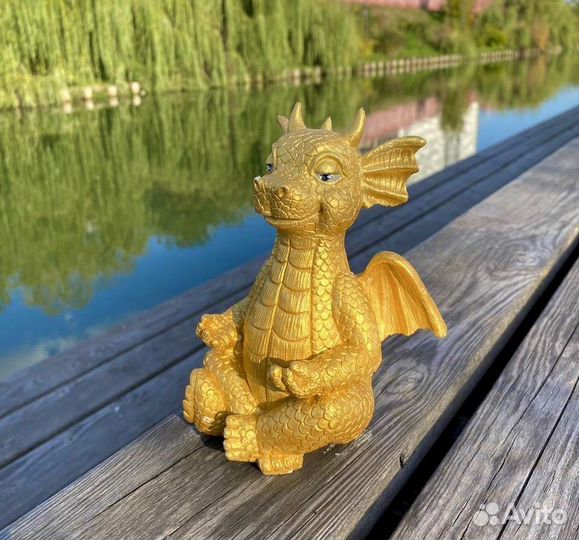 Статуэтка дракон ручной работы, символ 2024 года