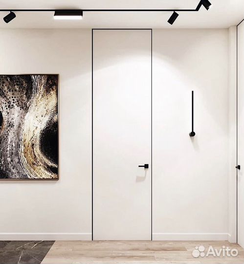 Скрытые двери межкомнатные