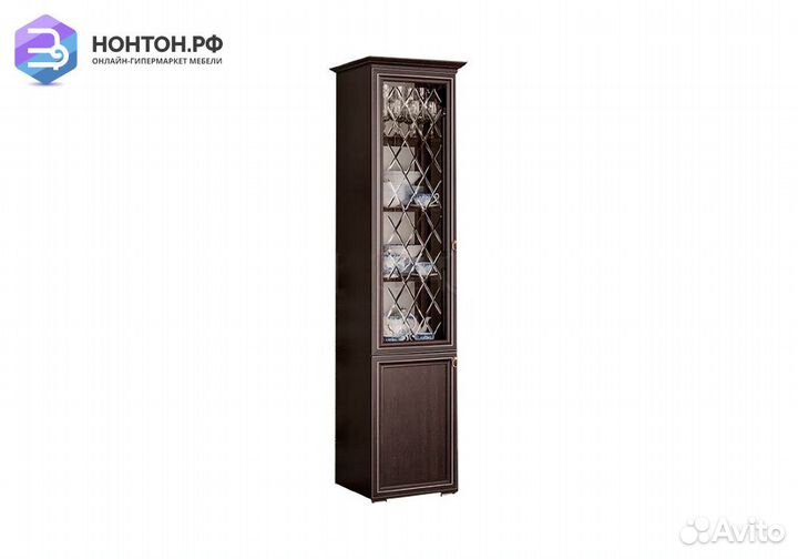 Пенал со стеклом Престиж-2 венге