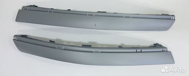 Молдинг переднего бампера под хром VW Passat 01-B5