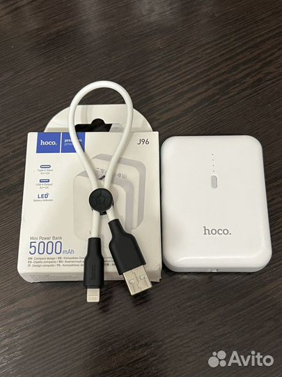 Powerbank повербанк hoco j96 5000 ma акб