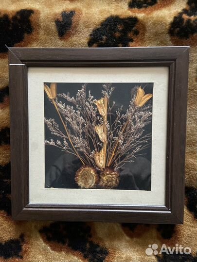 Картины с сухоцветами