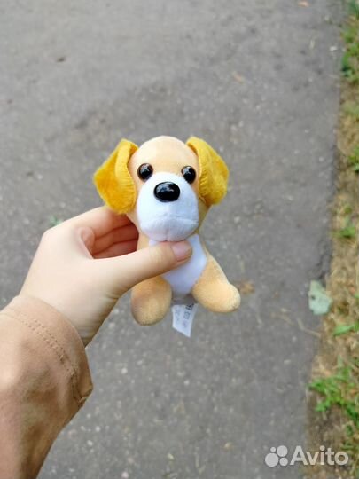 Мягкая игрушка собака маленькая