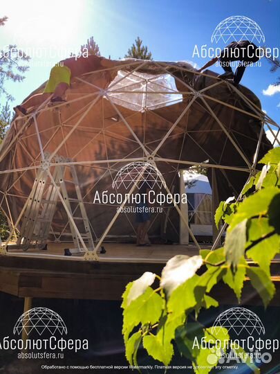 Геокупол D7 сфера для глэмпинга