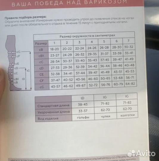 Компрессионные колготки mediven