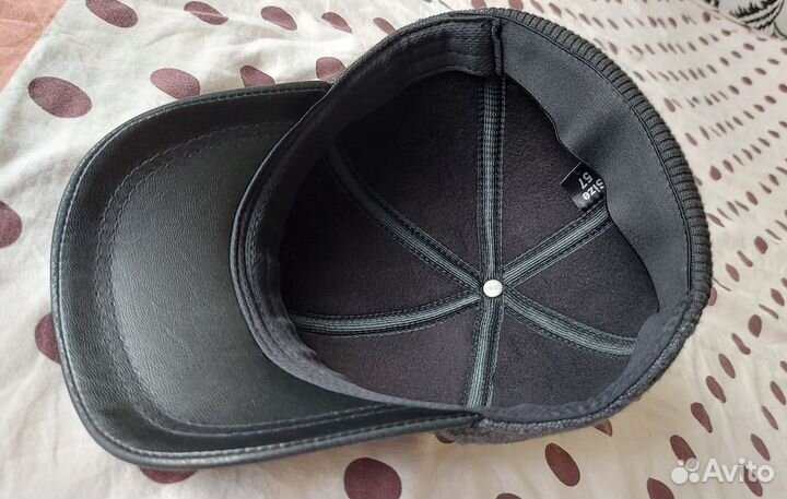 Кепка бейсболка мужская теплая