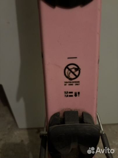 Горные лыжи детские 100+ крепления