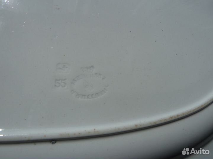 Блюдо антикварное 1860-1870гг. Мальцов в Песочне