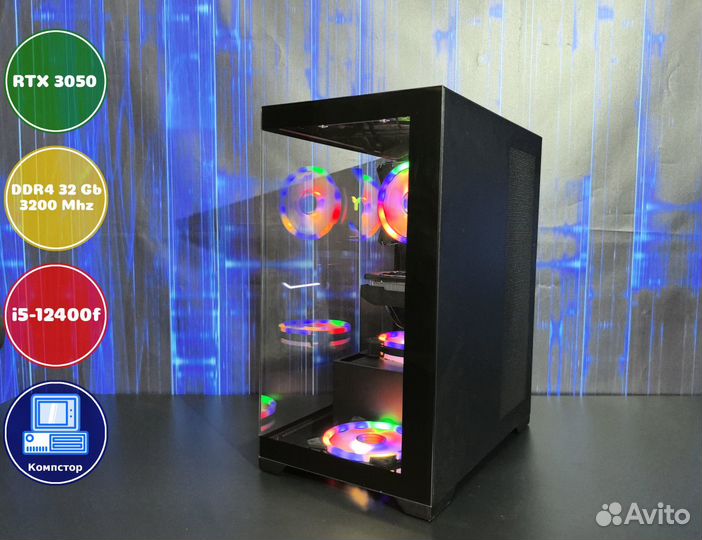 Игровой компьютер i5-RTX3050-32DDR4-KUW6958130-H610