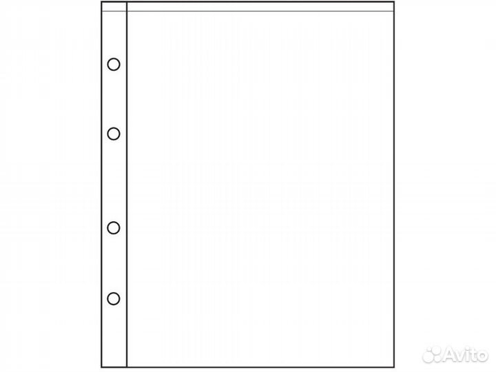 Листы для хранения бон и банкнот Optima