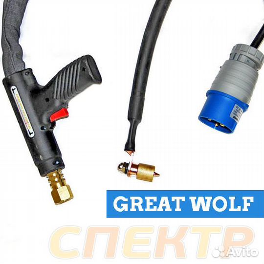 Споттер Great Wolf 60L (380В) + тележка + набор