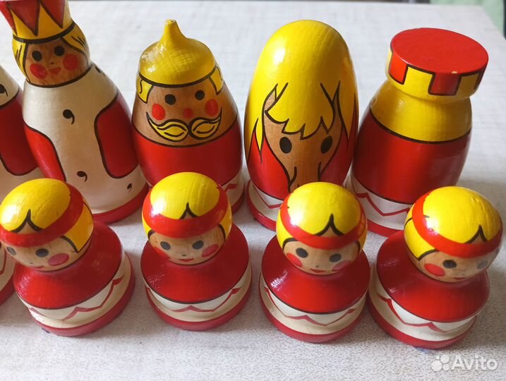 Шахматные фигуры деревянные сувенирные СССР