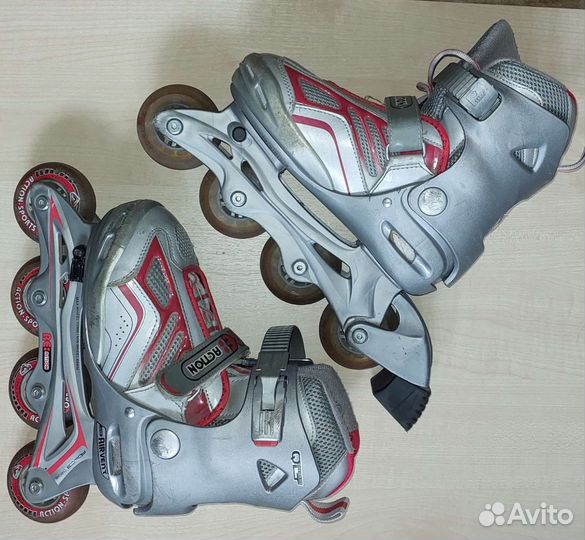 Коньки роликовые reaction р.35-39