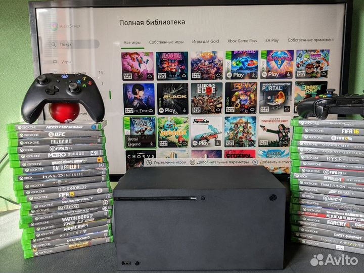 Xbox Series X + 465 игр / One X