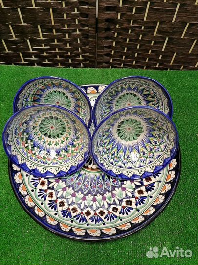 Коса / Ляган Набор посуды Риштан