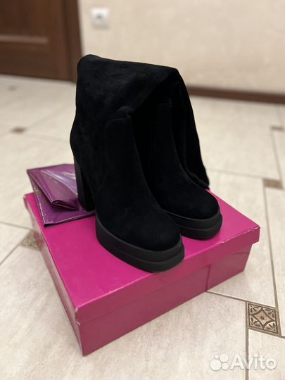 Сапоги чулки замша натуральная 38