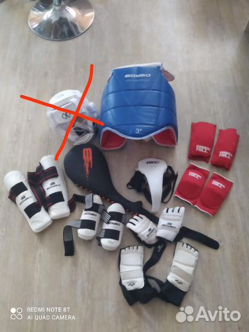 Комплект защиты для тхэквондо