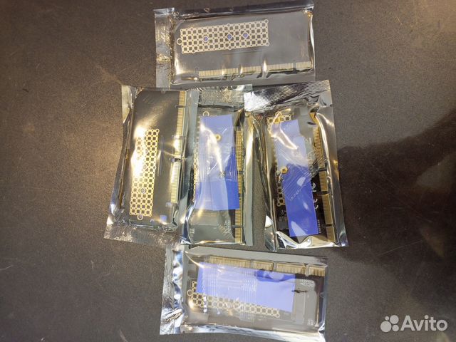 Переходник pci-e - m.2 mkey nvme SSD