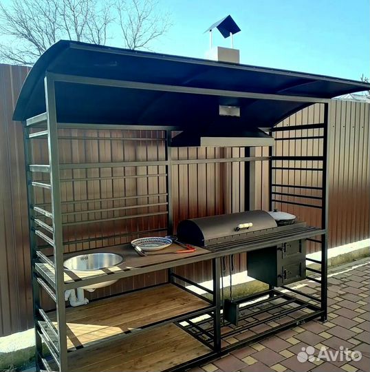 Мангал, печка под казан