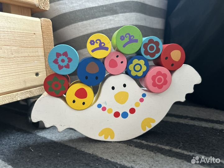 Деревянные и мягкие игрушки для малышей листайте