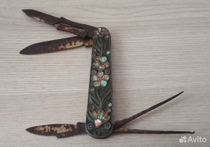 Нож СССР складной перочинный мультитул в работу