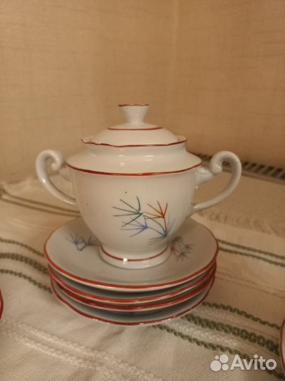 Набор посуды для кофе (форфор)