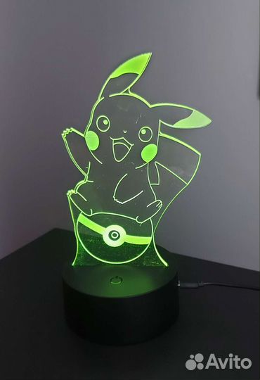 Светильник ночник покемоны