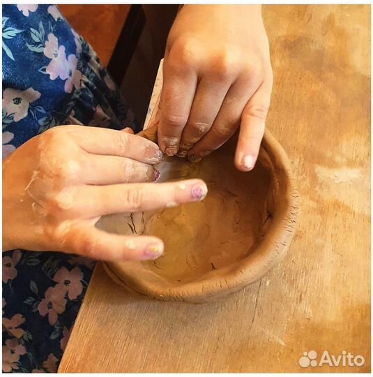 Мастер-класс по керамике, лепка из глины