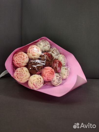 Букет Пионов из Бельгийского Шоколада