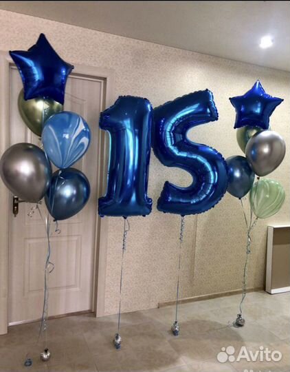 Воздушные шары цифры