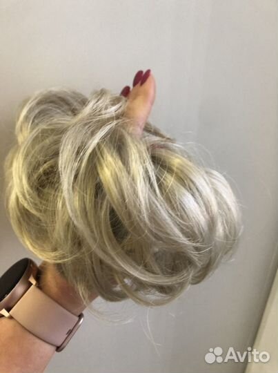 Шиньон-резинка из иссеуственных волос