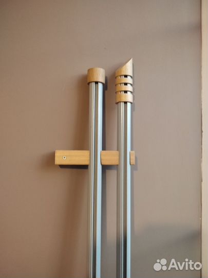 Карнизы для штор двухрядный металлический