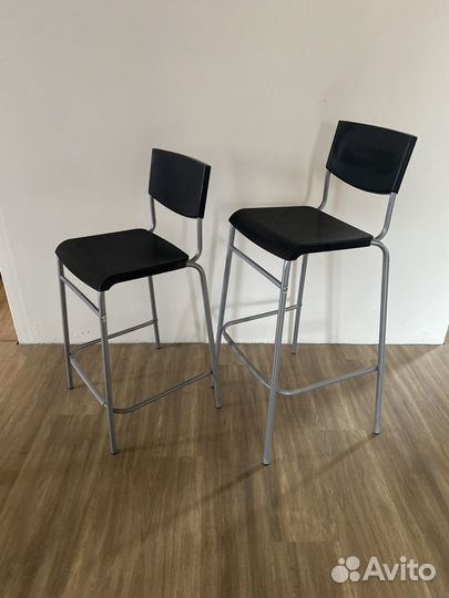 Барный стул IKEA стиг металл