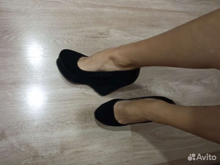 Туфли замша размер 37.5 цена 200