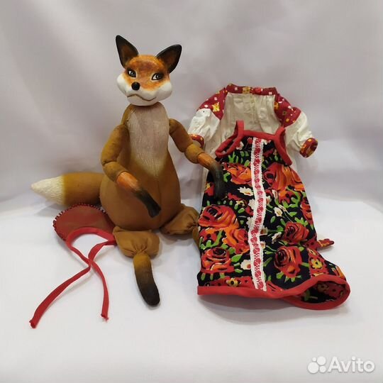 Лиса Патрикеевна-интерьерная кукла