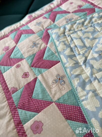 Одеяло детское стеганое (ручная работа)