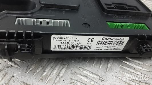 Блок комфорта renault megane 3 (SSE12M302)