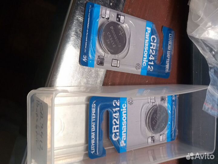 Panasonic CR2412 3V в ключ Lexus и т.д