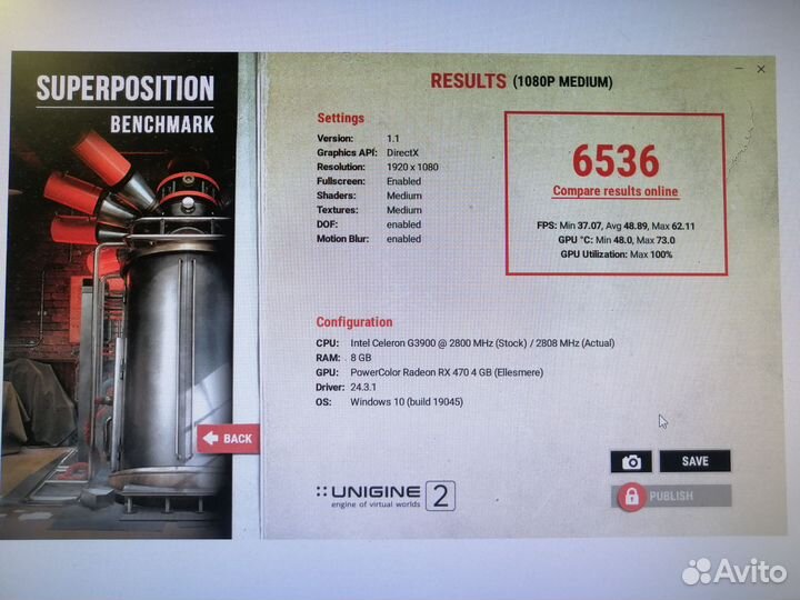 Видеокарта amd radeon rx 470 4 gb