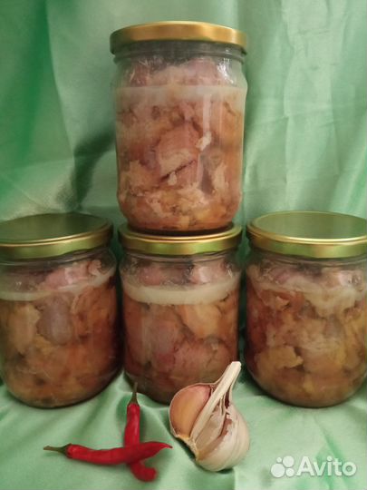 Домашняя тушенка (свинина) домашние соления