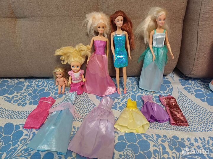 Куклы разные (Пупс+Барби)